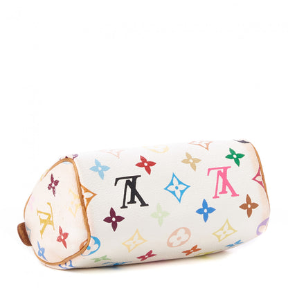 Louis Vuitton Monogram Multicolor Mini Sac HL Speedy White 4 of 8