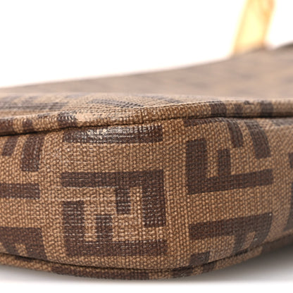 Fendi Zucchino Spalmati Forever Pochette Nocciola 9 of 13