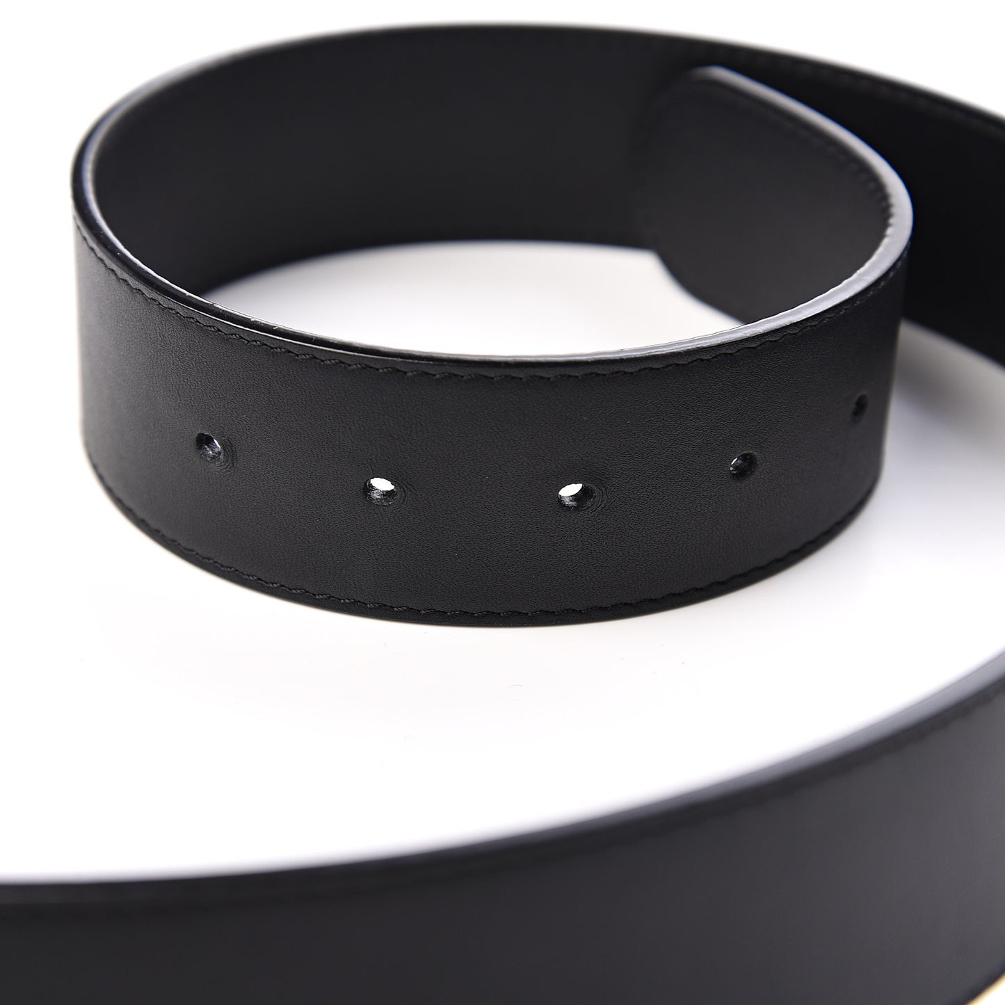 Calfskin Double G 40mm Belt 85 34 Black