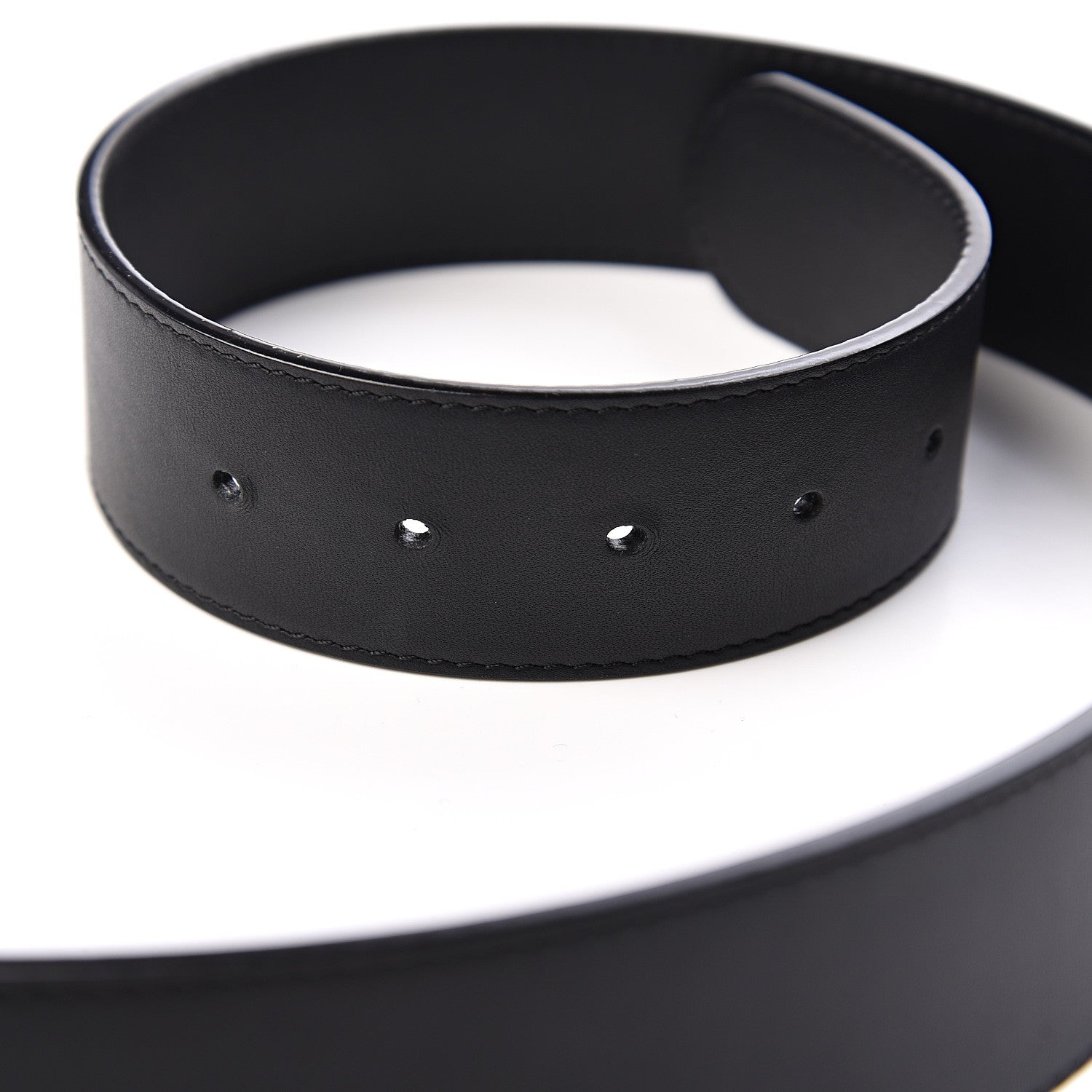 Gucci Calfskin Double G 40mm Belt 85 34 Black 4 of 6