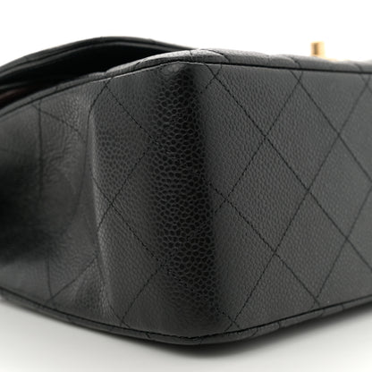 Chanel Caviar Quilted Jumbo Double Flap Black 9 of 11