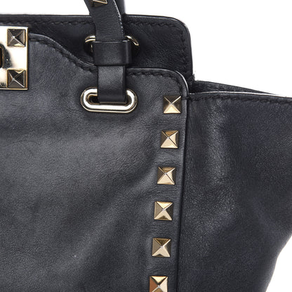 Valentino Garavani Vitello Mini Rockstud Tote Black 14 of 18
