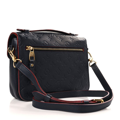 Louis Vuitton Empreinte Pochette Metis Marine Rouge 3 of 9