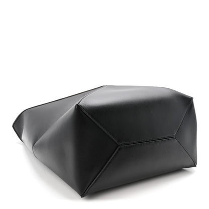 Loewe Shiny Calfskin Medium Puzzle Fold Tote Black 4 of 10