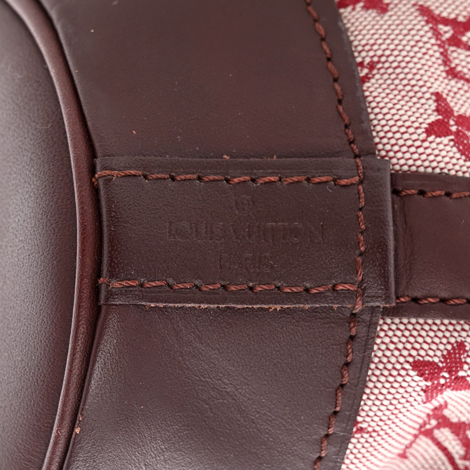 Louis Vuitton Mini Lin Monogram Noelie Cherry 6 of 10