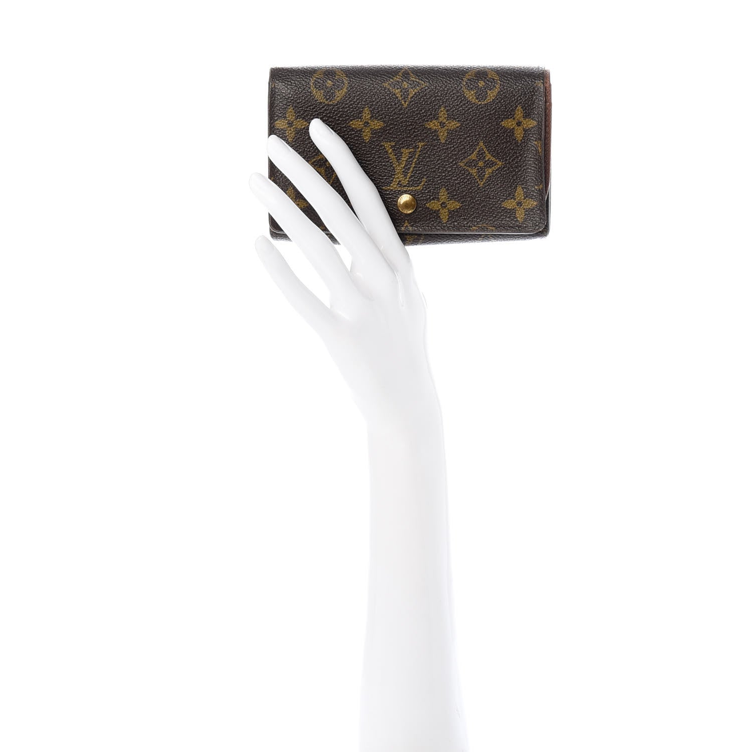 Louis Vuitton Monogram Porte-Monnaie Billets Tresor Wallet 2 of 7