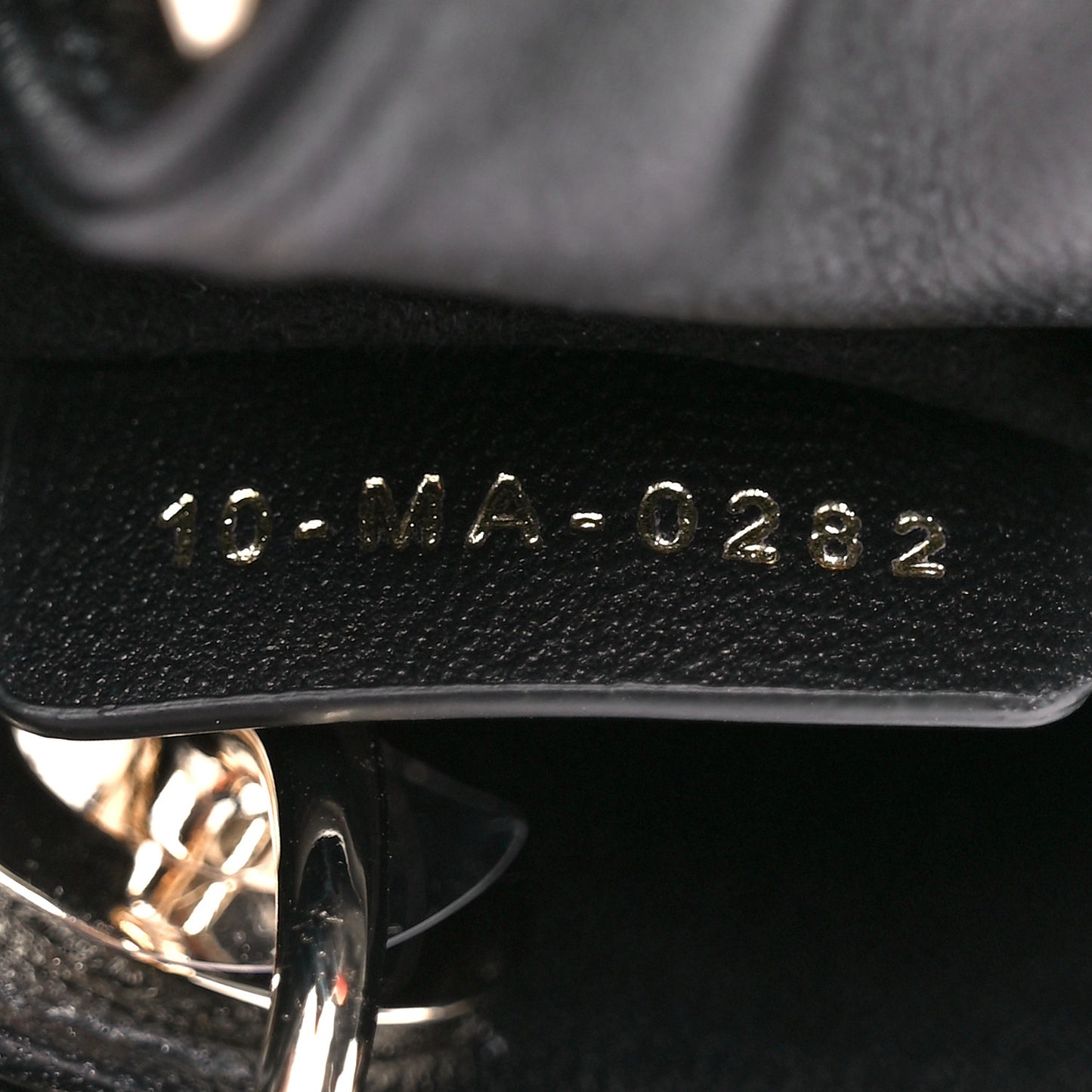 Lambskin Cannage Micro Lady Dior Black