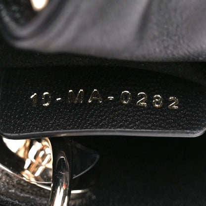 Christian Dior Lambskin Cannage Micro Lady Dior Black 7 of 12