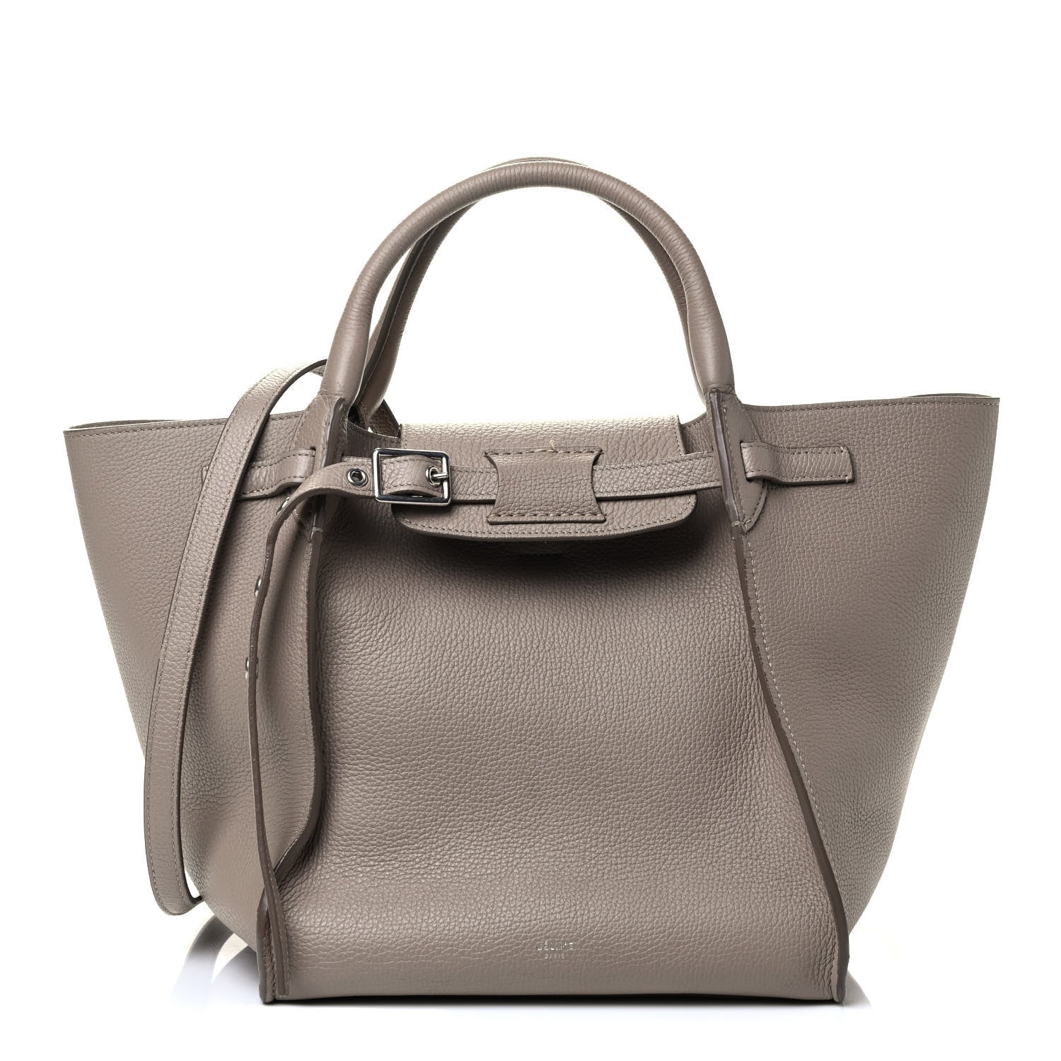 Celine Supple Grained Calfskin Long Strap Small Big Bag Light Taupe 1 of 4