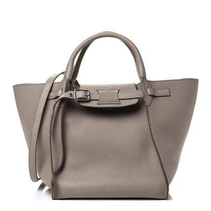 Celine Supple Grained Calfskin Long Strap Small Big Bag Light Taupe 1 of 4