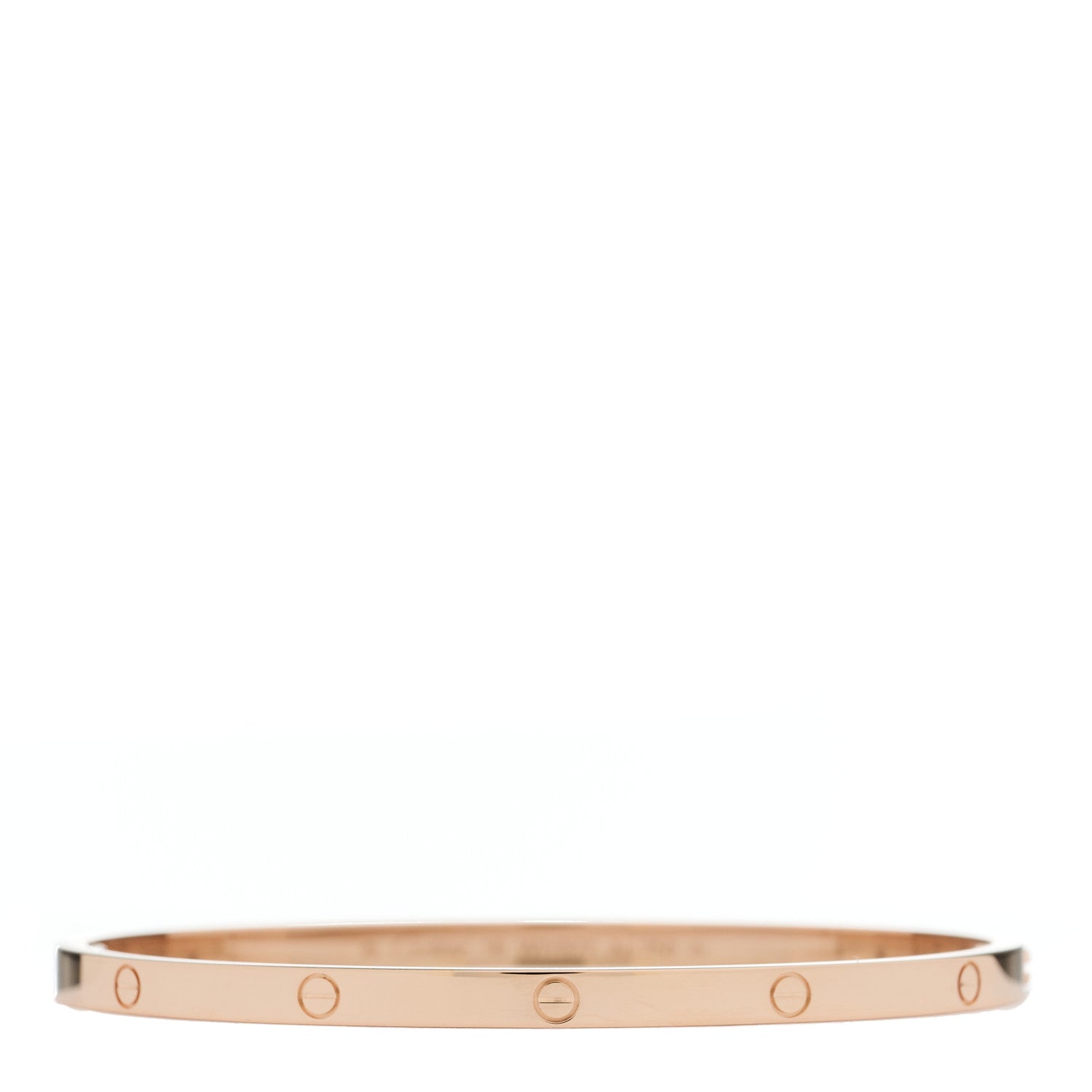 Cartier 18K Pink Gold Small LOVE Bracelet 18 2 of 9