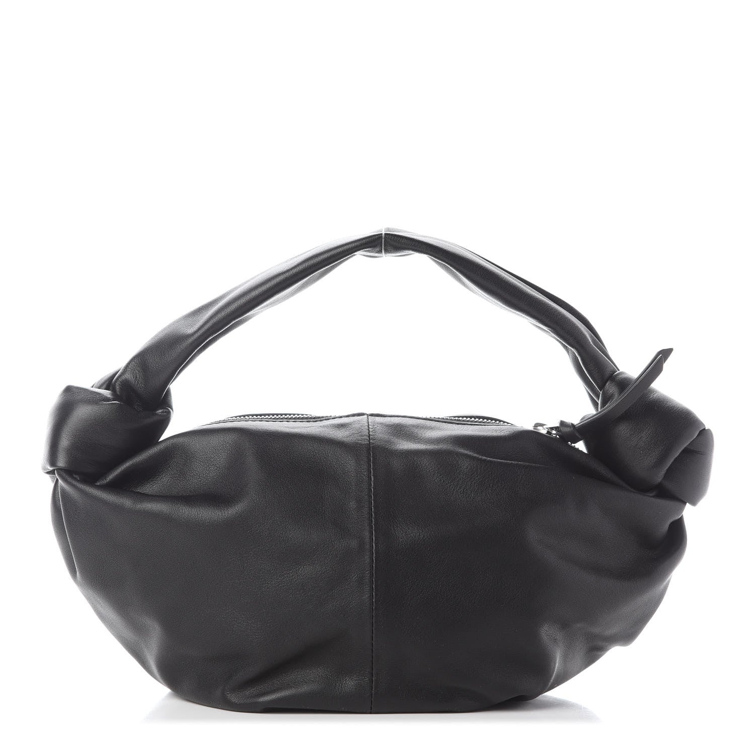 Bottega Veneta Nappa Mini Double Knot Bag Black 1 of 11