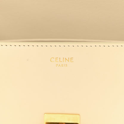 Celine Natural Calfskin Triomphe Shoulder Bag White 6 of 12