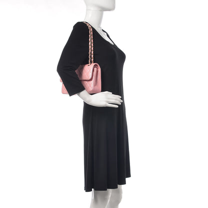 Chanel Iridescent Caviar Quilted Small Double Flap Pink 3 of 11