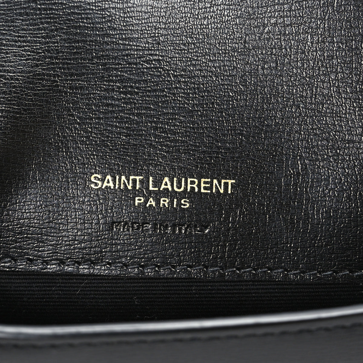 Smooth Calfskin Monogram Phone Holder Crossbody Black