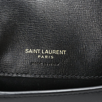 Saint Laurent Smooth Calfskin Monogram Phone Holder Crossbody Black 5 of 9