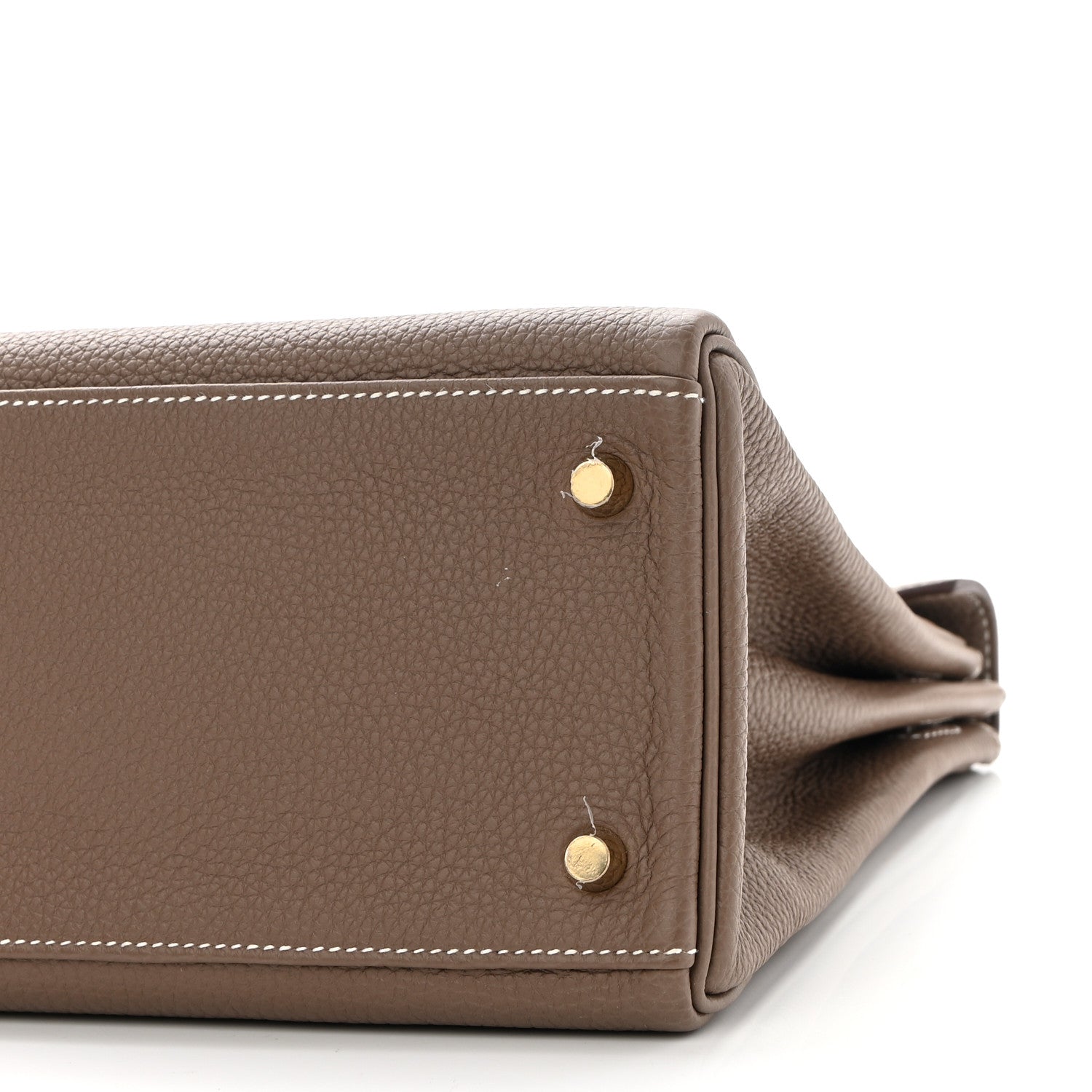 Hermes Togo Kelly Retourne 32 Etoupe 8 of 11