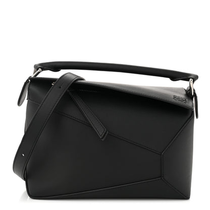 Loewe Calfskin Small Puzzle Edge Bag Black 1 of 9