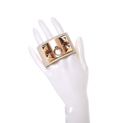 Hermes Swift Collier de Chien CDC Bracelet S Craie 2 of 6