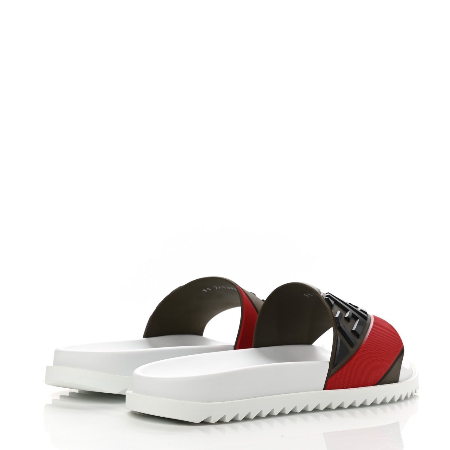 Rubber FF Fussbetts Mens Slide Sandals 11 Tobacco Multicolor