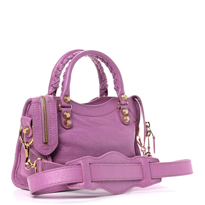 Balenciaga Agneau Giant 12 Gold Hardware Mini City Rose Berlingot 3 of 10
