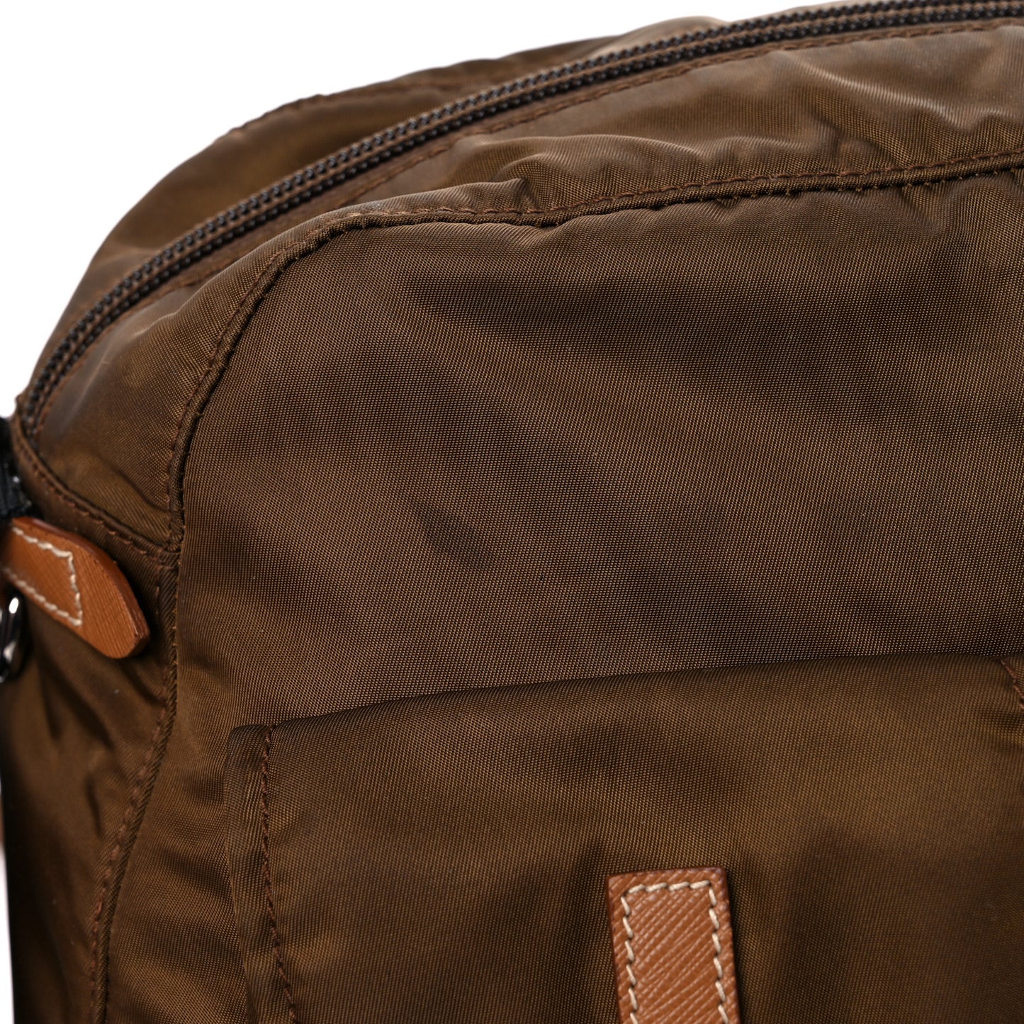 Tessuto Nylon Messenger Bag Bruciato