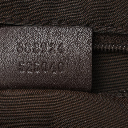Gucci GG Plus Monogram Medium Flat Messenger Bag Dark Brown 7 of 10