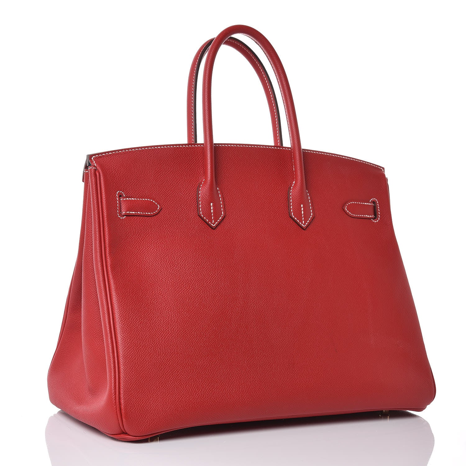 Hermes Epsom Candy Birkin 35 Rouge Casaque Bleu Thalassa 3 of 39