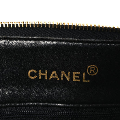 Chanel Patent Quilted CC Shoulder Bag Black 5 of 10