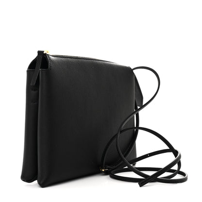The Row Matte Grained Calfskin Mini Nu Twin Bag Black 3 of 10