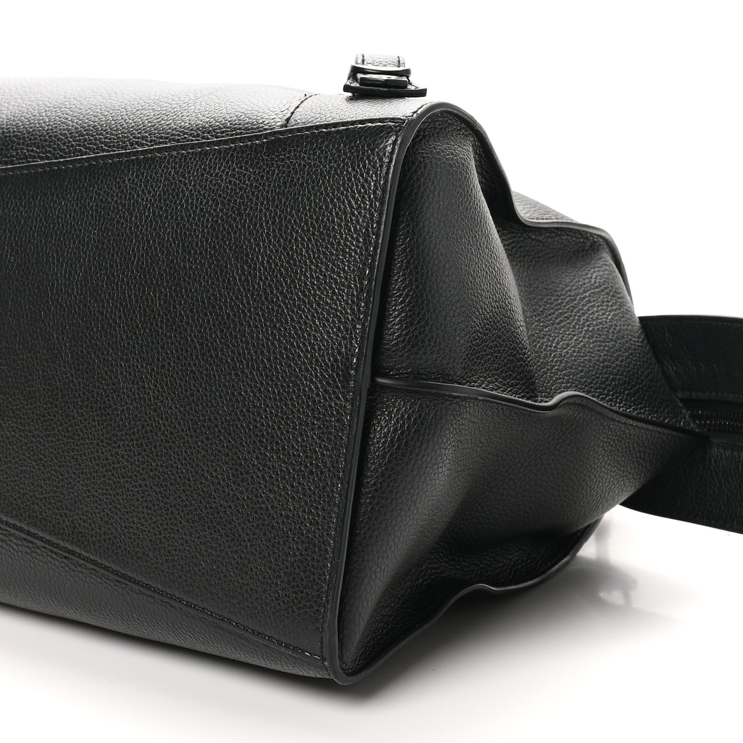 Grained Calfskin Neo Classic Black Hardware Medium City Black