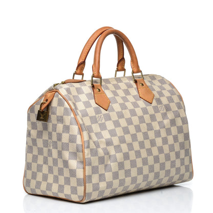 Louis Vuitton Damier Azur Speedy 30 3 of 8