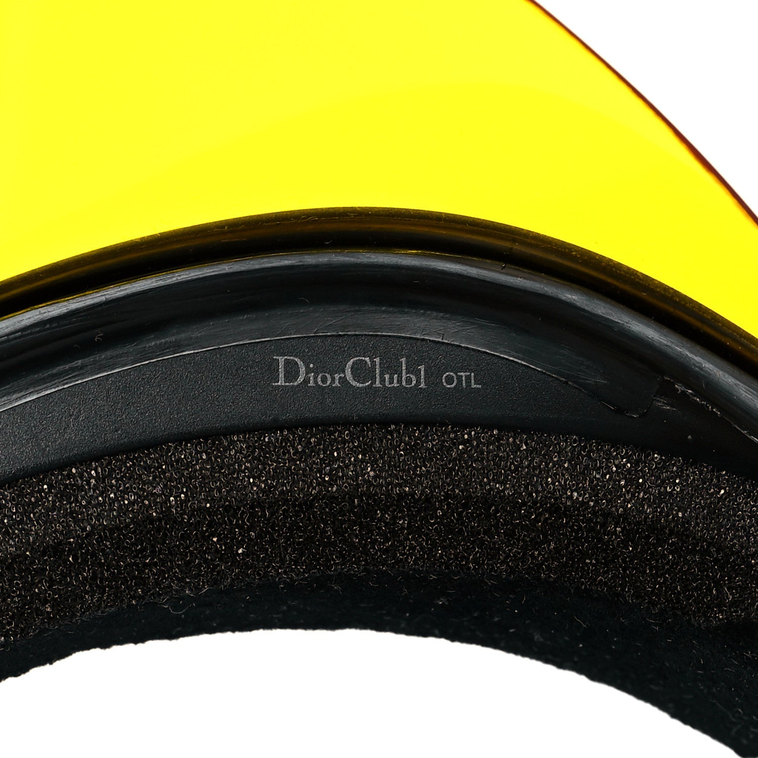 Christian Dior DiorClub1 Sun Visor Yellow 7 of 7