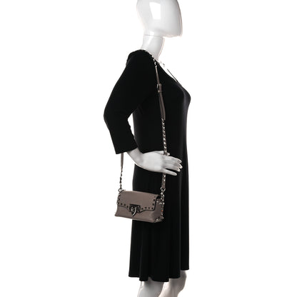 Valentino Garavani Pebbled Calfskin Mini Rockstud Crossbody Bag Poudre 3 of 10