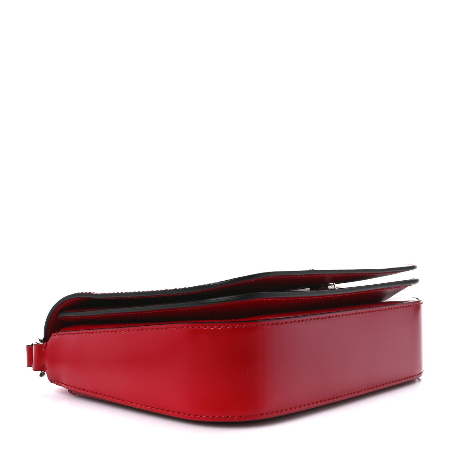 Spazzolato Shoulder Bag Scarlatto