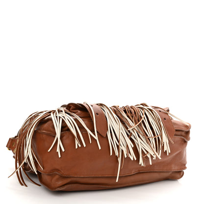 Proenza Schouler Lambskin Fringe PS1 Crossbody Pouch Dune 3 of 16