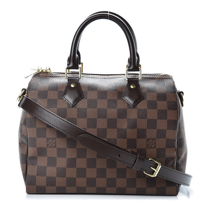 Louis Vuitton Damier Ebene Speedy Bandouliere 25 1 of 16