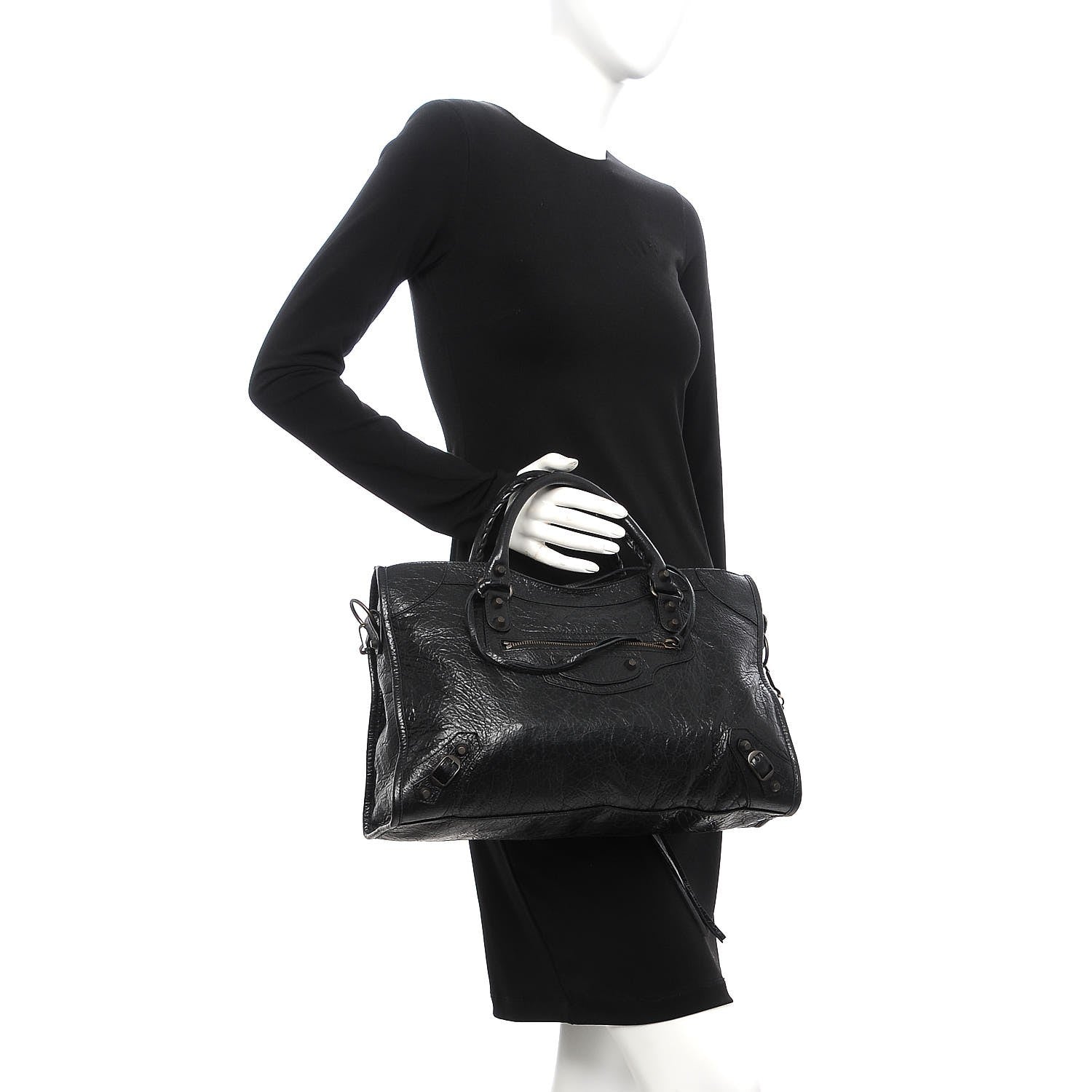 Balenciaga Agneau Classic Hardware City Black 3 of 8