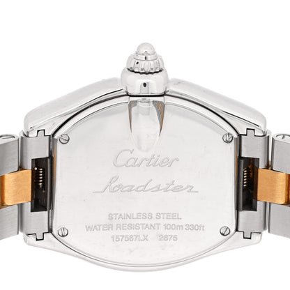 Cartier Stainless Steel 18K Yellow Gold 31mm Roadster Quartz Watch 4 of 5