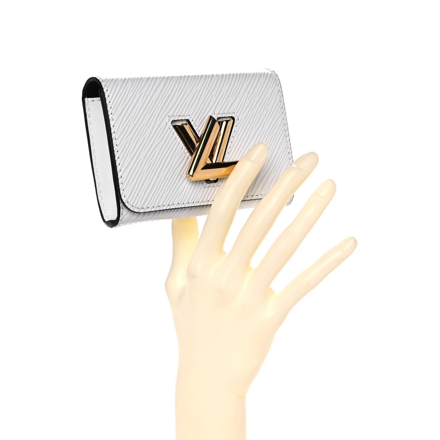 Louis Vuitton Epi Twist Compact Wallet White 2 of 9