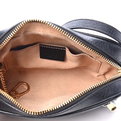 Gucci Calfskin Web Mini Ophidia Shoulder Bag Black 4 of 5
