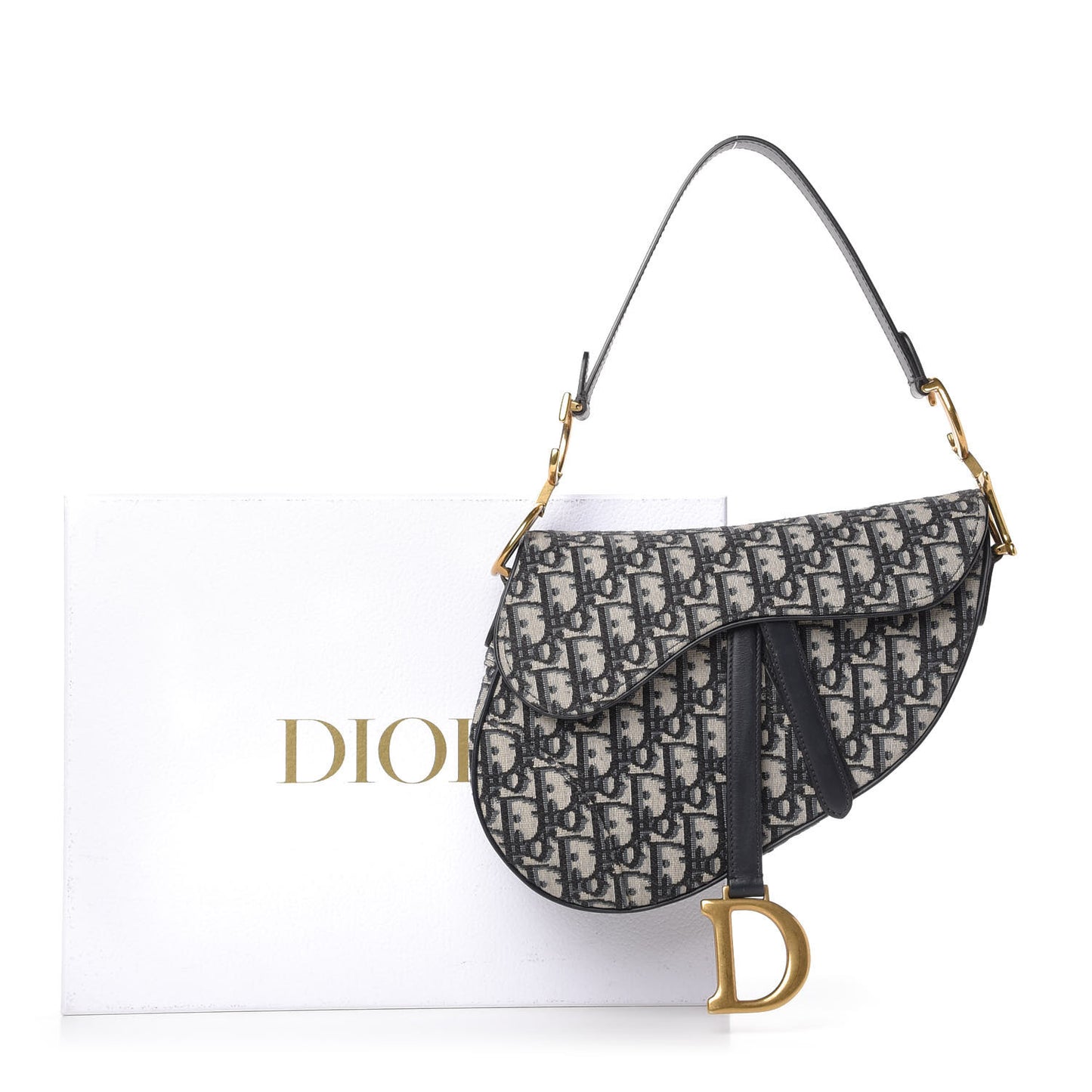 Oblique Saddle Bag Blue