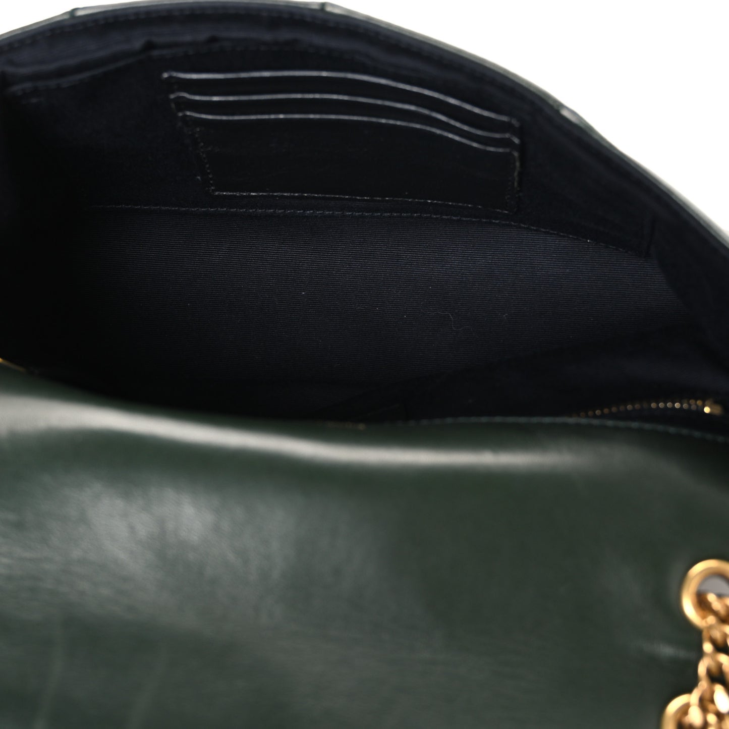 Lambskin Suede Patchwork Monogram Medium Jamie Vert Fonce
