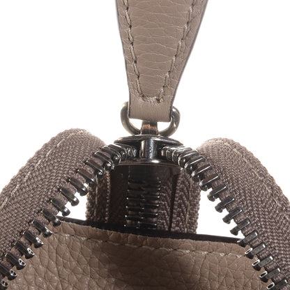 Celine Drummed Calfskin Mini Luggage Dune 8 of 9