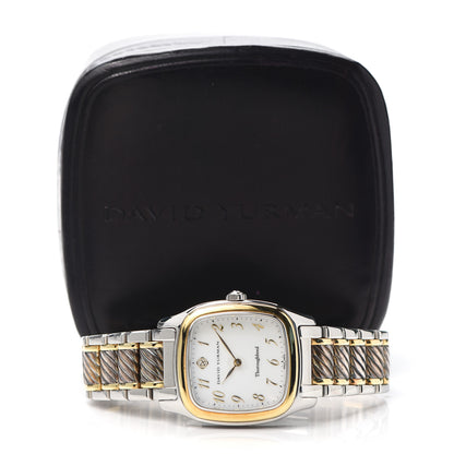 David Yurman Stainless Steel 18K Yellow Gold 32mm Thoroughbred Quartz Watch 6 of 6