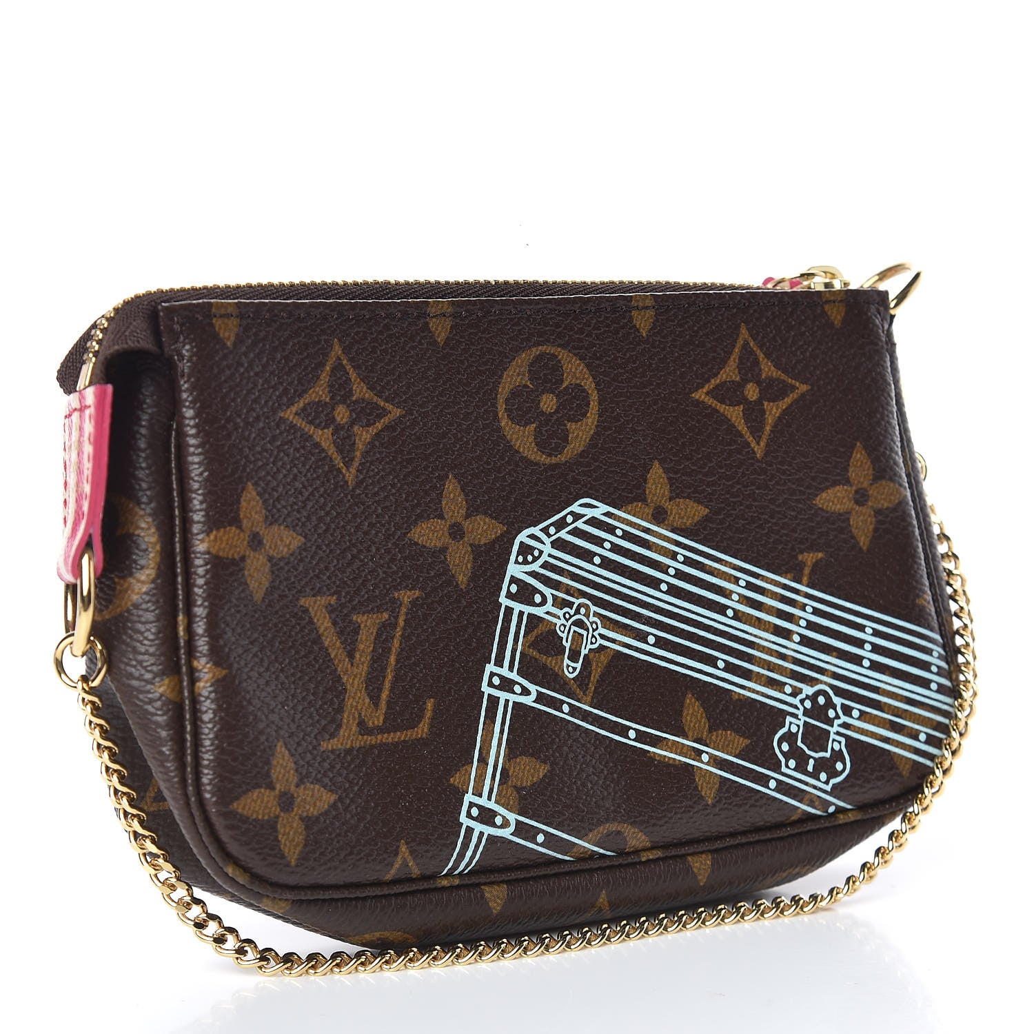 Louis Vuitton Monogram 2014 Christmas Animation Mini Pochette Accessories 3 of 8