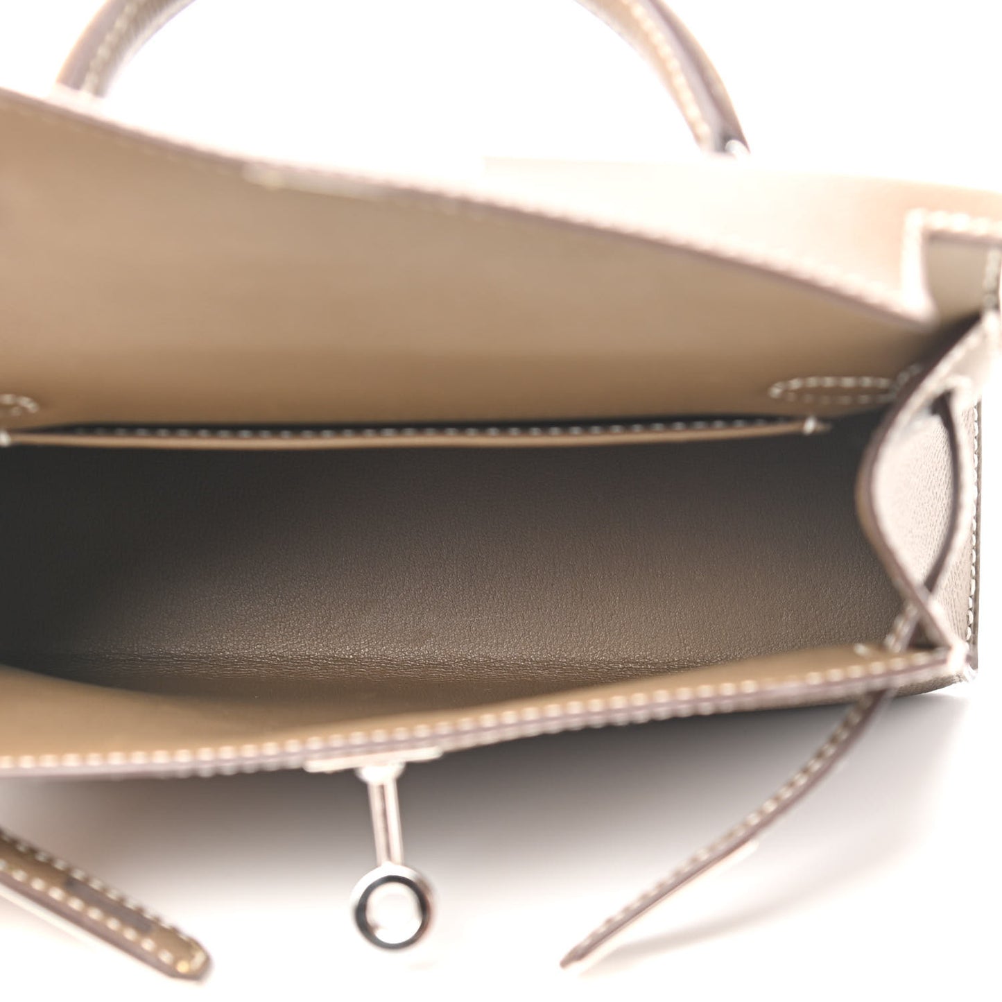 Epsom Mini Kelly Sellier 20 Etoupe