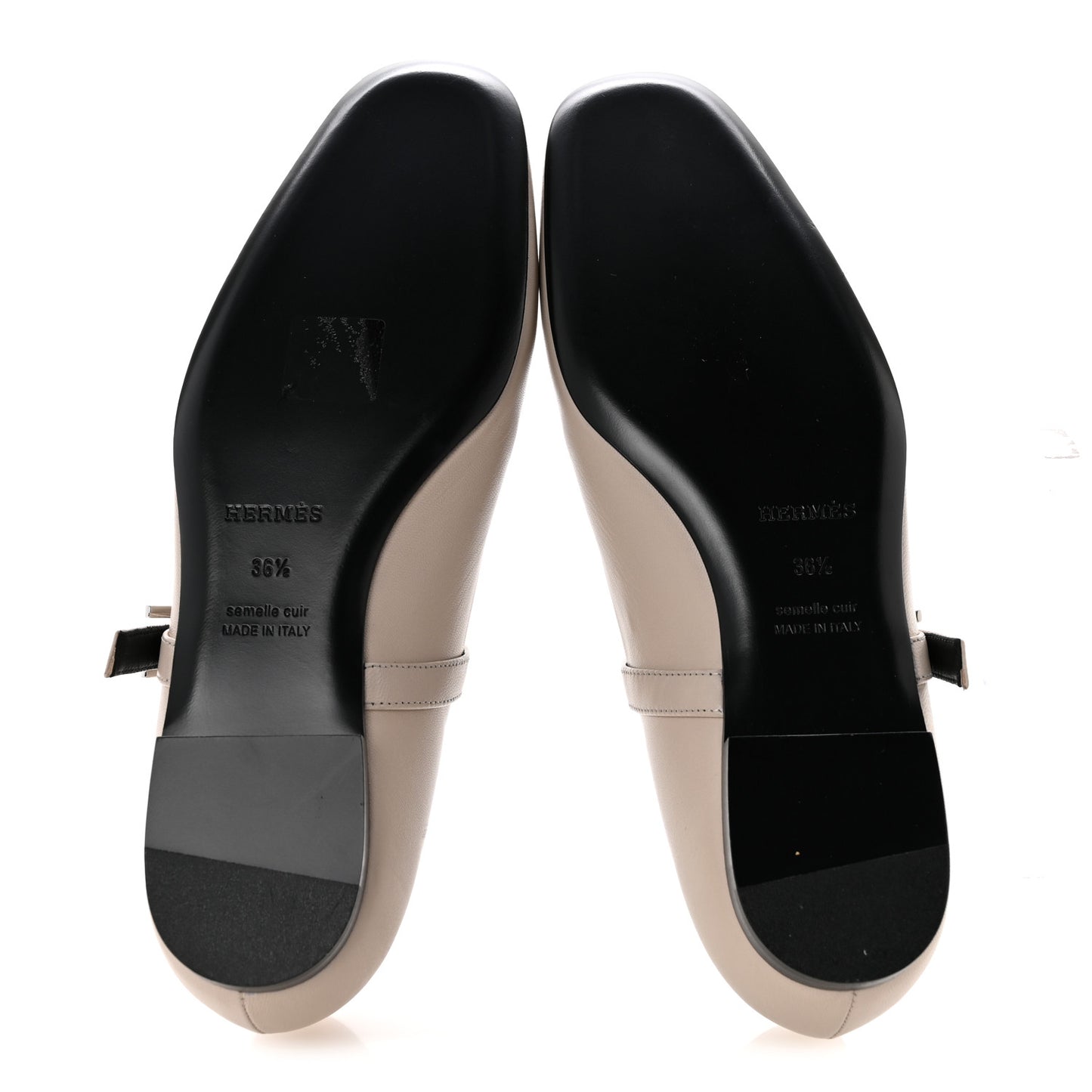 Goatskin Jane Ballet Flats 36.5 Beige Nomade