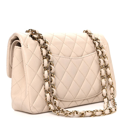 Chanel Caviar Quilted Small Double Flap Beige 3 of 10