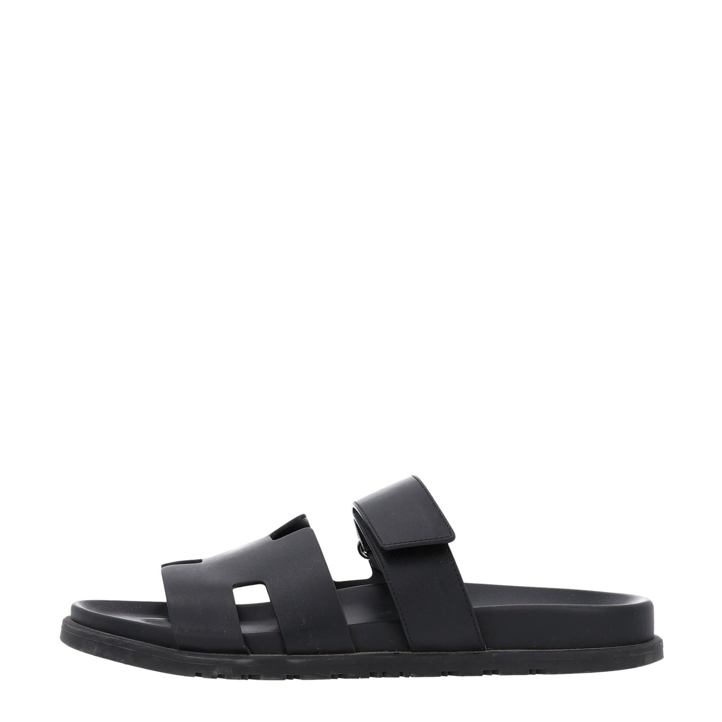 Calfskin Mens Chypre Sandals 42 Black